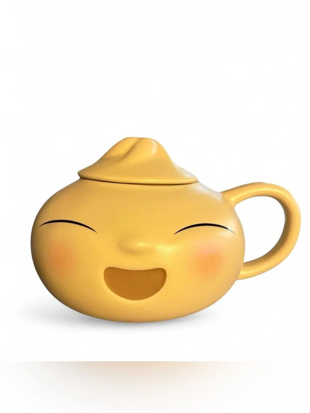 Disney Parks Pixar Bao Dumpling Figural Sculpted Ceramic Mug Cup With Lid 24 oz